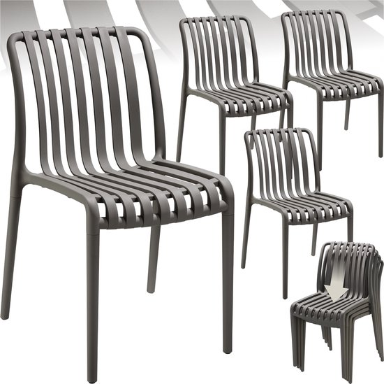 TecTake® Acapulco Tuinstoelen, set van 2 stuks, eivormig, retro touwontwerp, tuinmeubilair voor terras, serre of balkon, stalen frame, waterbestendige stoelen - roze