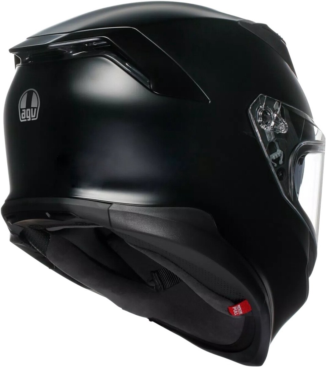 AGV K7 Mono Matt Black - Maat XL - Integraal helm - Scooter helm - Motorhelm - Zwart - Scooterhelmen mannen en vrouwen. – foto 5