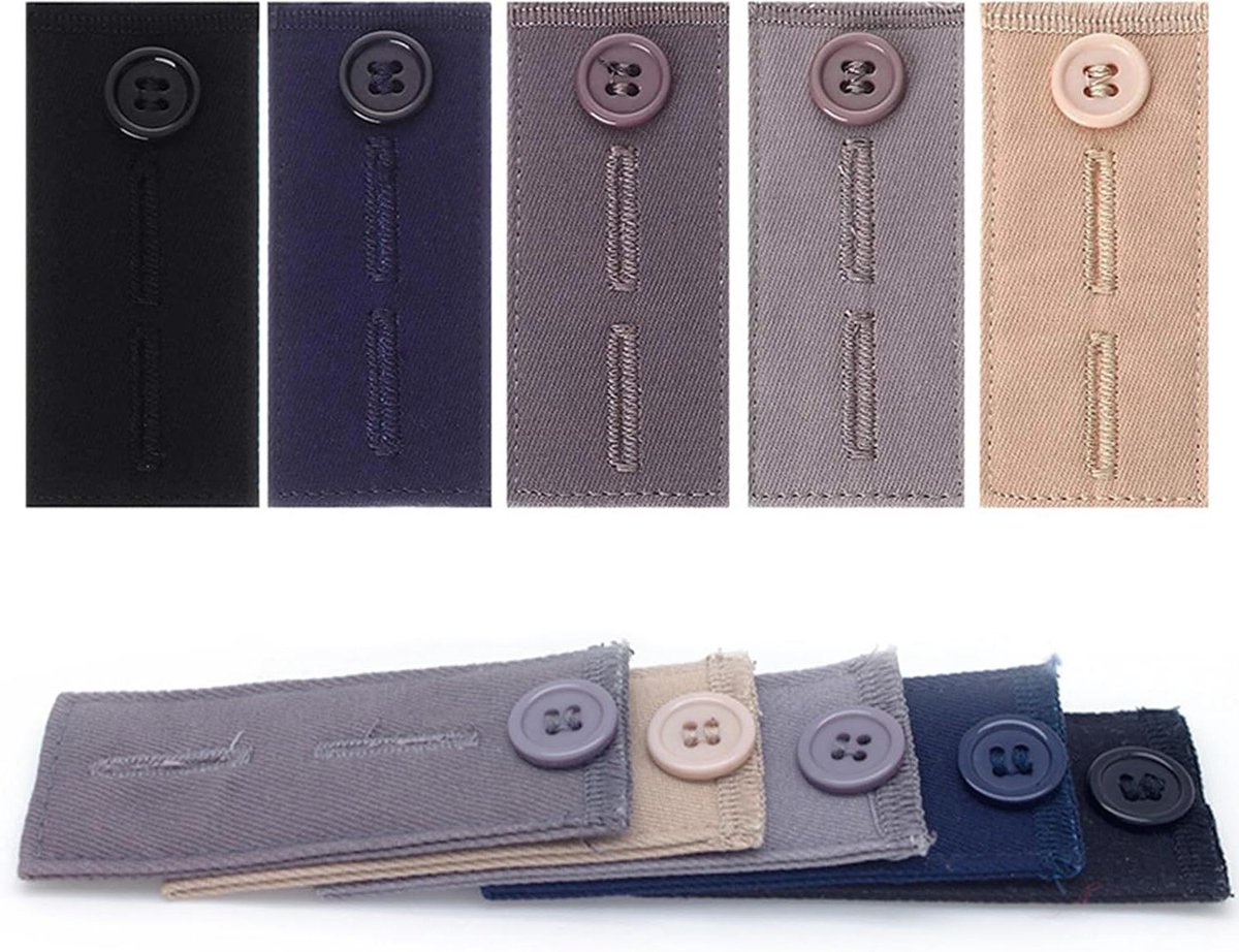 Stelbare broekverlengingen - Set van 5 stuks, voor mannen en vrouwen