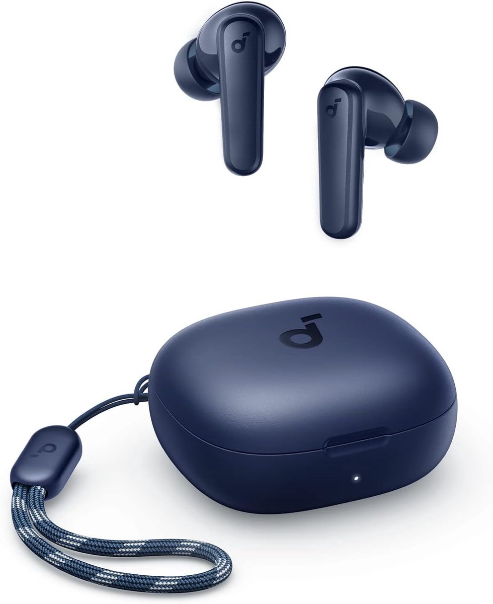Draadloze oordopjes Bluetooth 5.3 met krachtige bas en lange accuduur, IPX5-waterbestendig