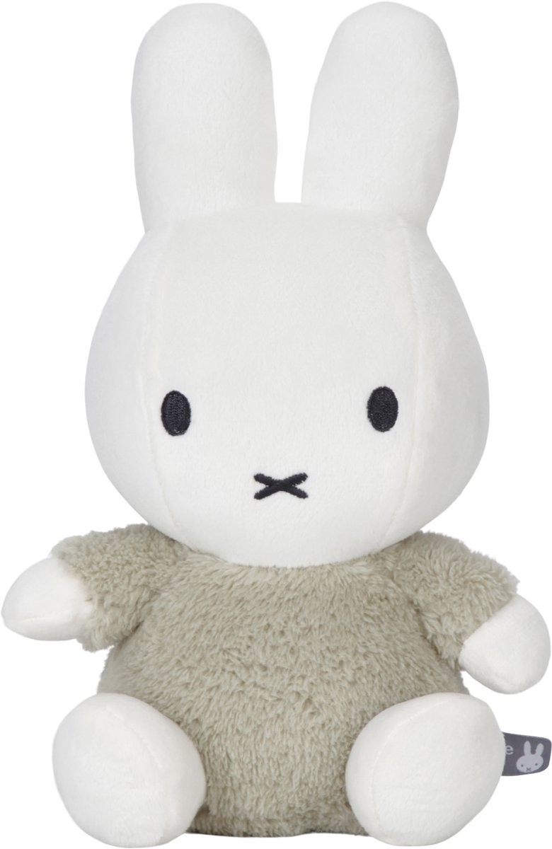 Nijntje Miffy Fluffy Knuffel 25cm groen
