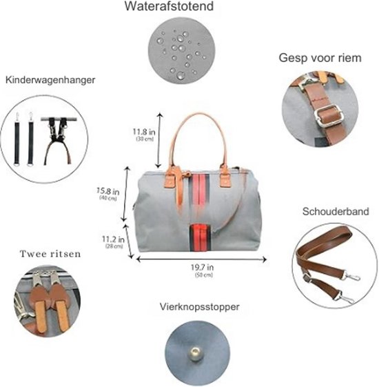 Club Babytas - 3-Delige Set - Exclusieve Kliniektas Geboorte - Grote