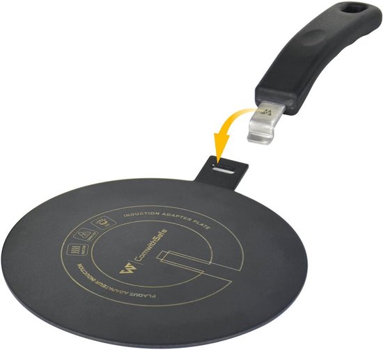 Rosenstein & Söhne plaque de cuisson à induction: Plaque d'adaptation universelle pour plaques de cuisson à induction, 24 cm (adaptateur plaque à induction