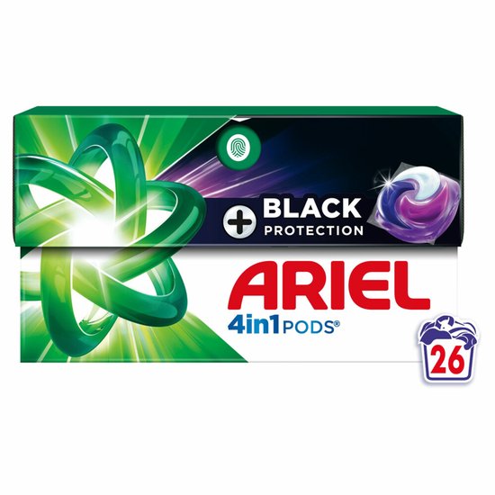 Ariel 4in1 Wasmiddel Pods Revitablack 26 stuks
