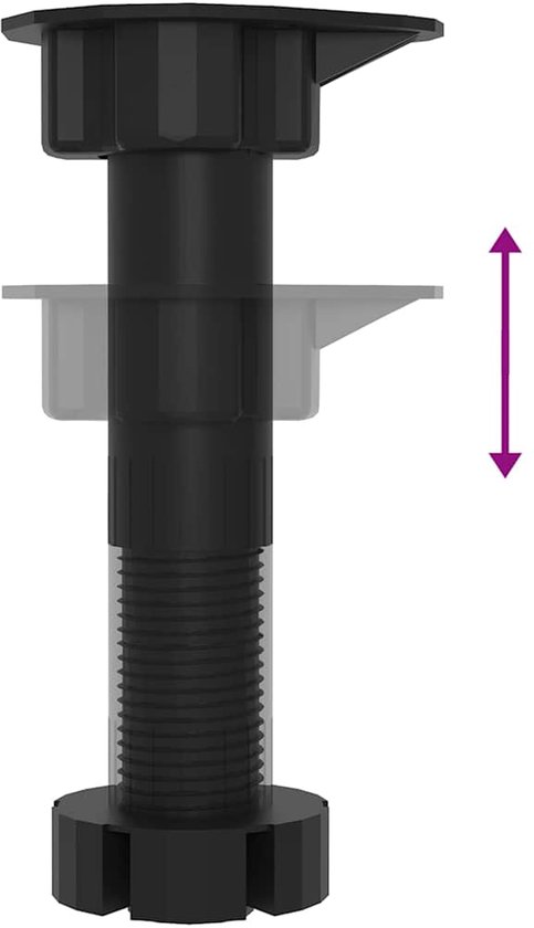 Meuble bas d'évier vidaXL Lucca Wood Blanc - Meuble bas d'évier - Meubles bas d'évier - Meuble bas de Cuisine - Meuble bas d'évier