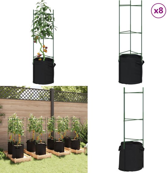 Vierkante Tomatenkooi Met Plantenhoes – Bescherm Je Planten Tegen Vogels En Weer, Verstelbaar Latwerk Voor Klimplanten
