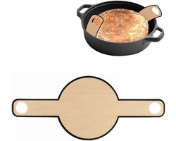 2 stuks Bakmat voor Nederlandse Oven - Broodslinger - Multifunctionele - Siliconen- Sling-bakmat met lange handgreep - Broodbakmat - Herbruikbare -Geschikt voor airfryer, oven en magnetron - 54,5×21 cm - Zwart