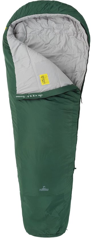 Sac de couchage momie NOMAD® Inca Premium 1300 XL | Trekking vert | Gauche