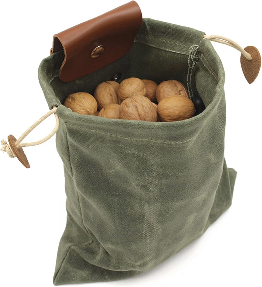 Canvas Bushcraft tas voor outdoor activiteiten - opvouwbare heuptas voor camping en tuin