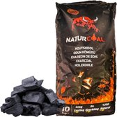 Bol.com Duurzame Houtskool 10 kg - Hoge Energiewaarde en Natuurlijke Kookervaring aanbieding