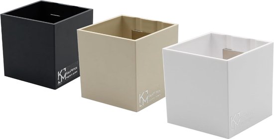 JAKAGO Opvouwbare opbergkubussen, set van 4, superieure stoffen opbergdozen, 30 x 30 x 30 cm, stoffen ladeorganizer voor kubusplanken en speelgoed, kleding, tijdschriften, boeken, opslag (grijs