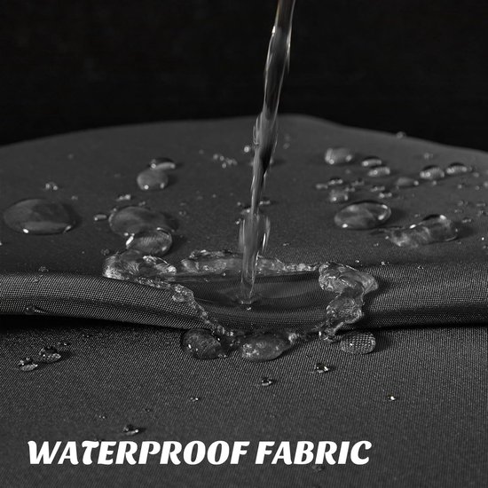 Furlinic douchegordijn voor badkamer, waterdichte, schimmelbestendige, gewogen polyester stofgordijnen, donkergrijs, 180 x 200 cm