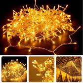 Cheqo® Éclairage de Noël LED - Éclairage de sapin de Noël - Lumières de Noël - Wit chaud - Cordon transparent de 13,5 m - Pour l'intérieur et l'extérieur