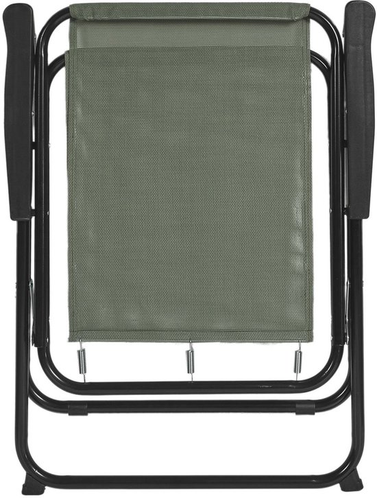 Home Deco Factory camping/strand stoel - aluminium - inklapbaar - groen - L45 x B54 x H84 cm - klapstoelen — afbeelding 4