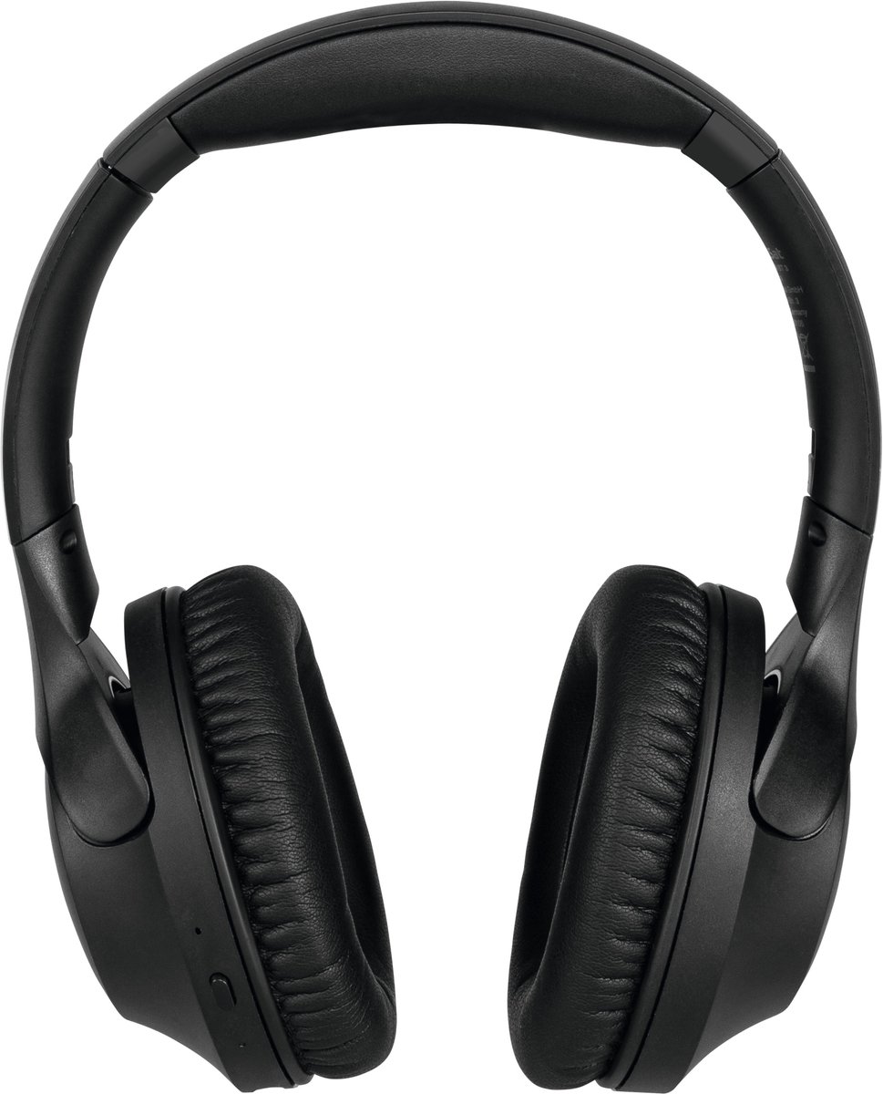 TechniSat Stereoman 3 BT Draadloze bluetooth-hoofdtelefoon, bluetooth, bass boost, geïntegreerde accu, ingebouwde microfoon, aanpasbare hoofdtelefoonlengte, gevoerd, muziekbesturing, zwart