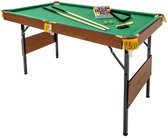 Table De Billard Pliable Buckshot Atlanta 6ft - Vert, Avec Accessoires, Pieds Métal
