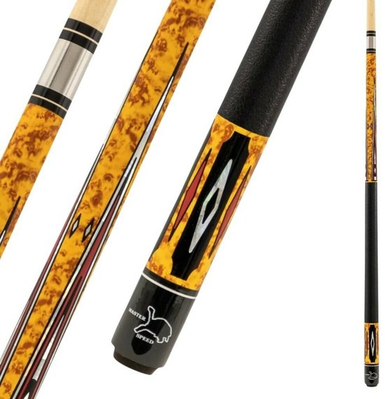 Queue de billard Premium Pegasi 146cm 2 pièces Yellow