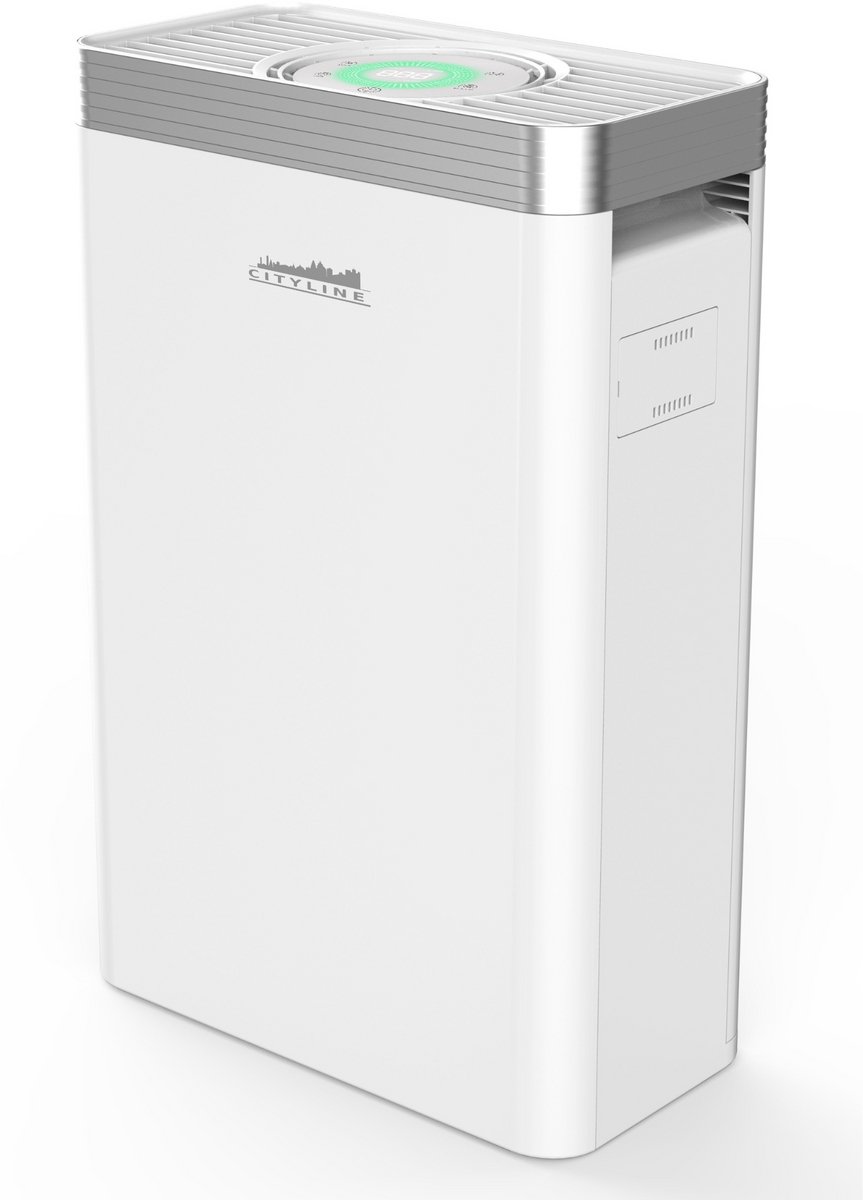 Luchtreiniger Cityline Pro - Air purifier - Luchtfilter - Ruimtes tot 25 m² - Stil - CADR van 200 m³ per uur - Geavanceerd 4 laags HEPA filter - Auto modus & Luchtkwaliteit sensor - LED display - Wifi functionaliteit - Slaapstand - Timer — afbeelding 2