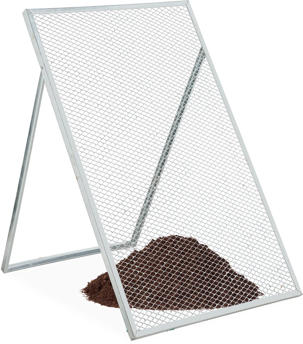 tuinzeef - 15 x 25 mm mazen - gegalvaniseerd - metaal