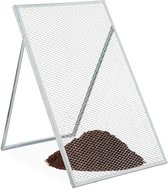 Gmokluytw Fijnmazig filter | 60 mesh roestvrij staal ronde zeef, verfemmer filtergereedschap, emulsie honingzeef en trechterfilter met handvat voor verf, glazuur