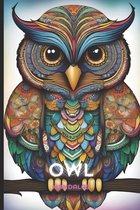 Coloring Books for Adults- Owl Mandala Coloring Book