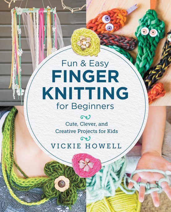 Fun and Easy Finger Knitting for Beginners - cover
