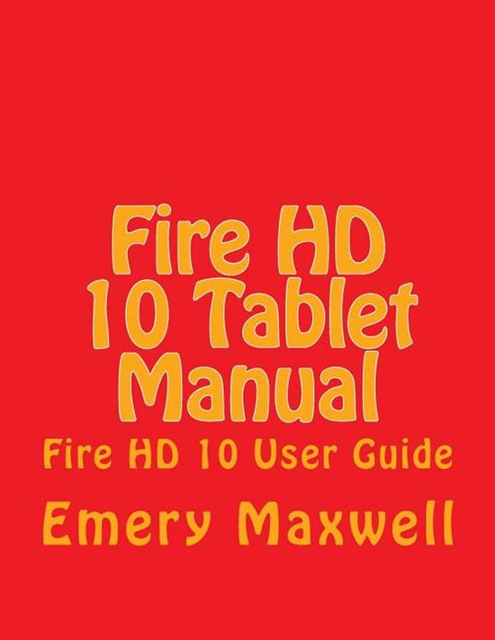 Fire HD 10 Tablet Manual - cover