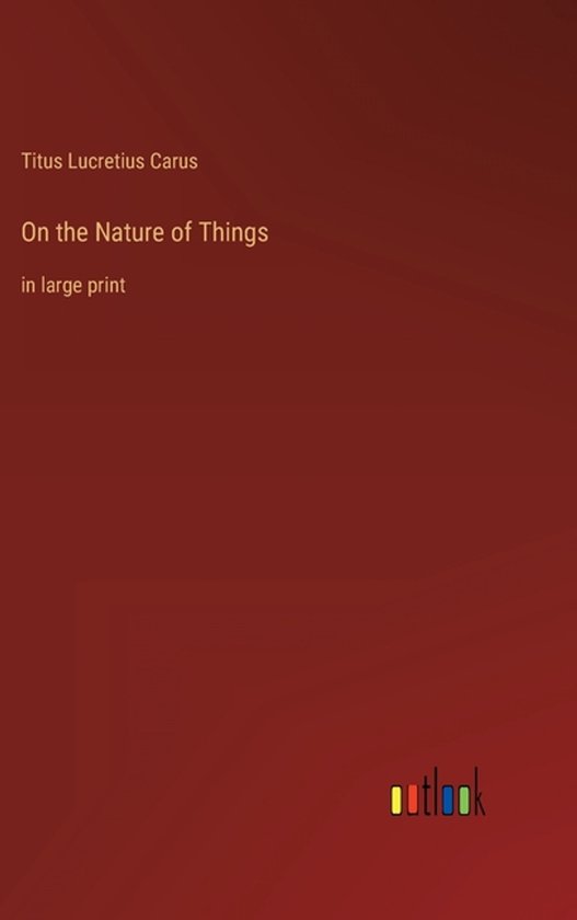 On the Nature of Things - cover