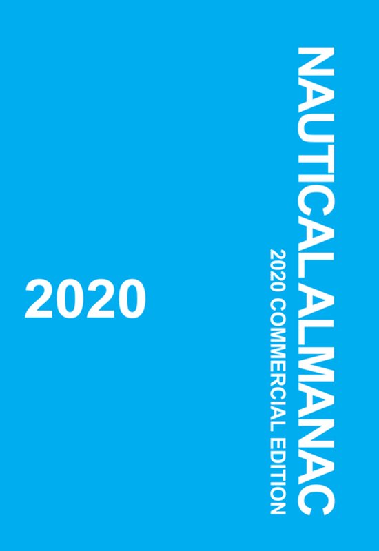 2020 Nautical Almanac - cover