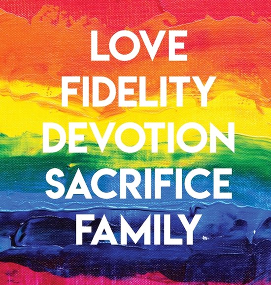 Rainbow Wedding Guest Book - cover