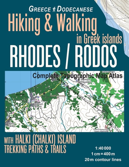 Hopping Greek Islands Travel Guide Maps for Rhodos- Rhodes (Rodos ...