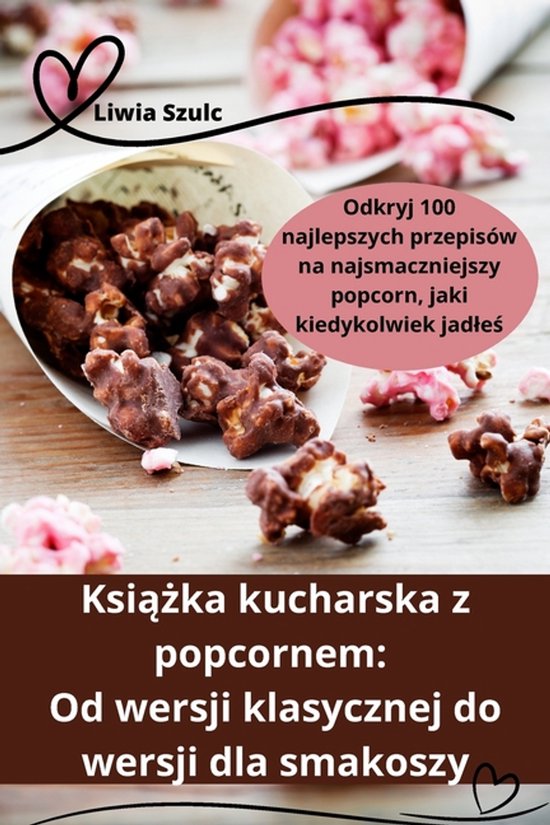 Książka kucharska z popcornem