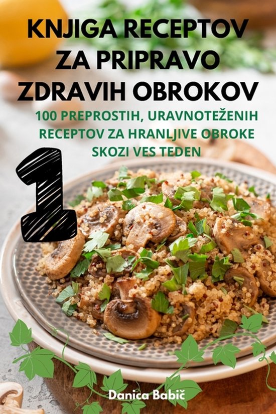 Knjiga Receptov Za Pripravo Zdravih Obrokov - cover