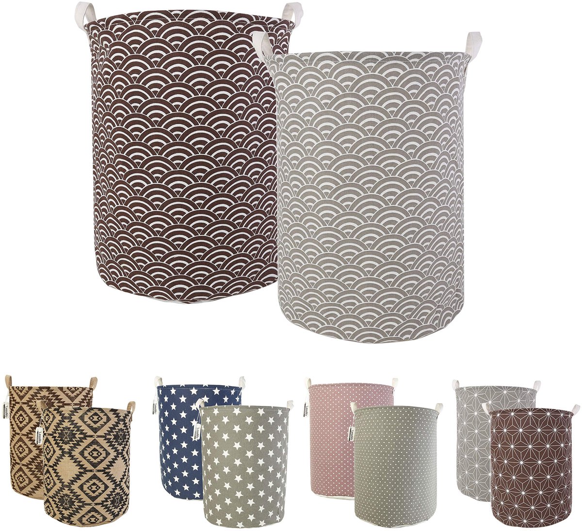 Unyqoos® Stijlvolle en Praktische Opvouwbare Wasmand met Grote Capaciteit en Waterdichte Voering