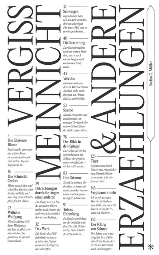 Vergissmeinnicht - cover