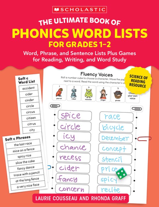 The Ultimate Book of Phonics Word Lists: Grades 1-2 - cover