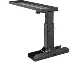 Laddernivelleerder, 29,8 L x 11,4 - 18 cm H steunoppervlak. Nivelleergereedschap voor stalen ladders, opvouwbare hellingscontainer en trapladderstabilisator