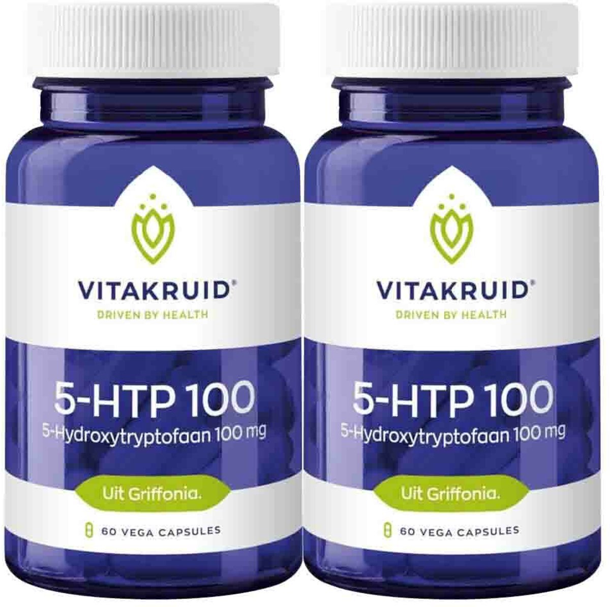Goedkoopste 2x Vitakruid 5Htp 100 mg 60 capsules