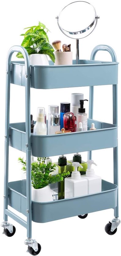 FuGuiB Inklapbaar rek, opvouwbaar staand keukenrek, 71 × 34 × 162 cm, 5 etages, geschikt voor opslag of keuken (zwart, 5-lagen