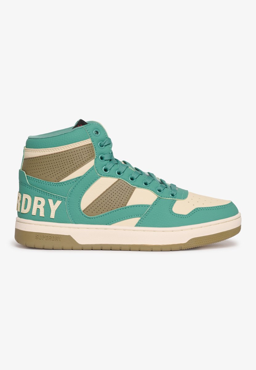 Superdry Vegan Jump hoge sneakers Dames Sneakers Groen