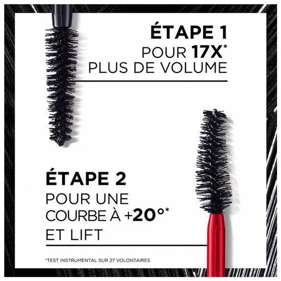 L'Oréal Paris PRO XXL LIFT 2-staps Mascara - Zwart - 12ml