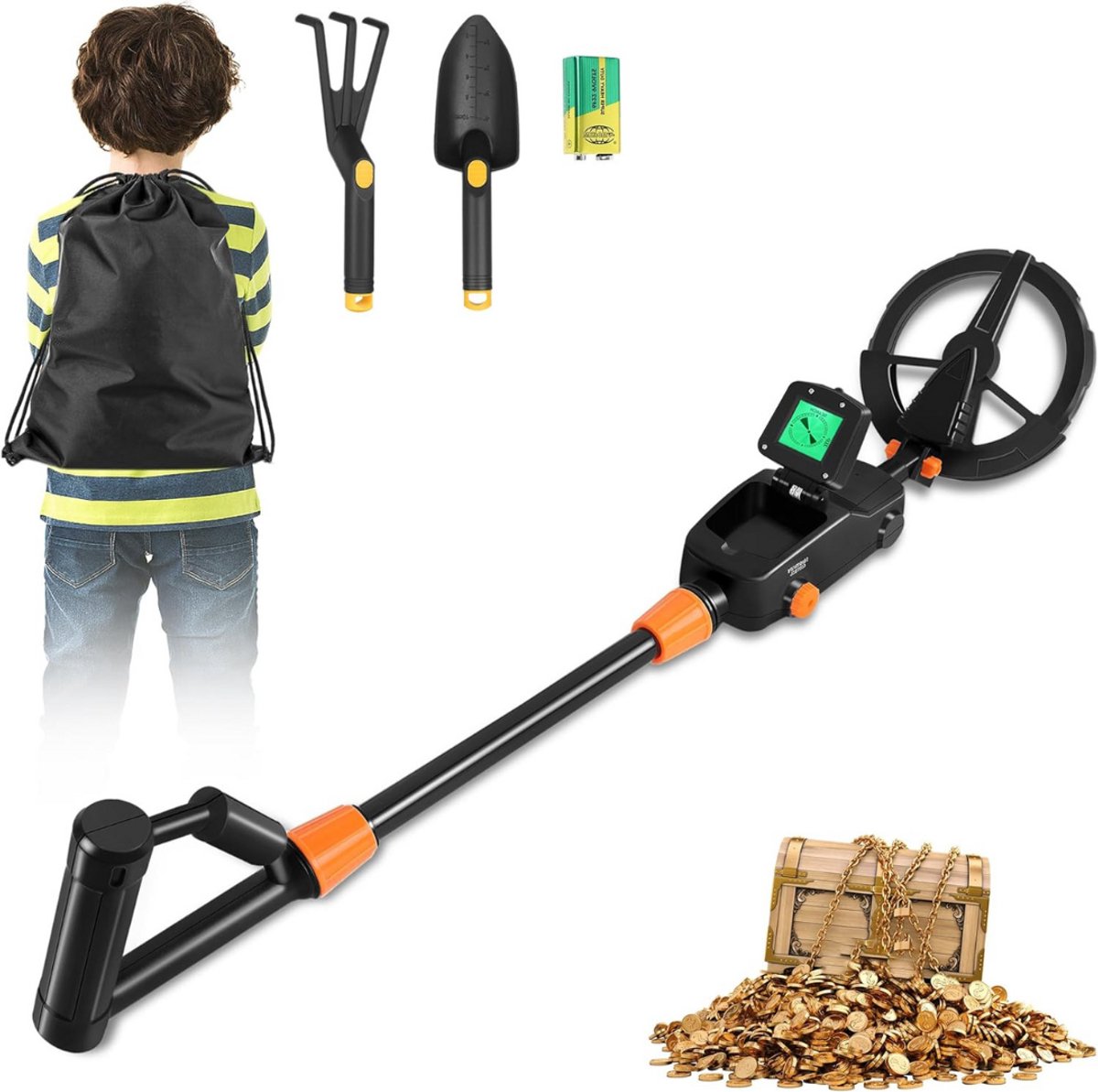 Metaaldetector Voor Kinderen - Starterset Voor Volwassenen - Pinpointer Professioneel