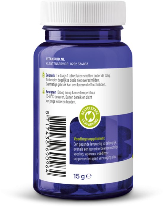 Vitakruid - B12 Methylcobalamine 5000 Mcg - 2 x 60 tabletten - Voordeelverpakking