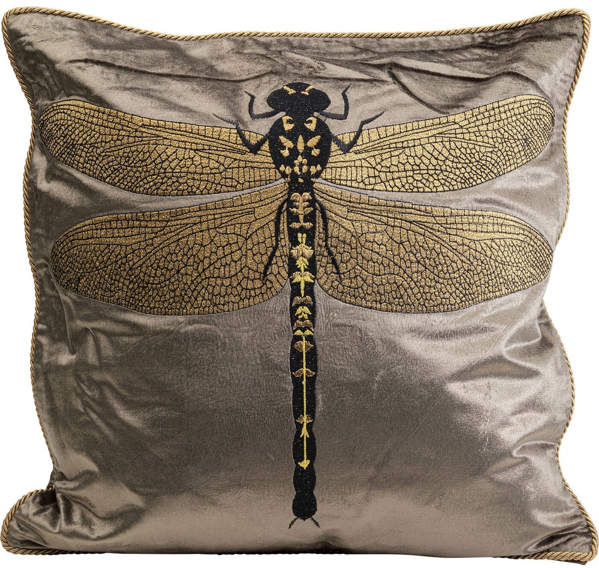 Kussen libelle bruin 40x40cm Kare Design