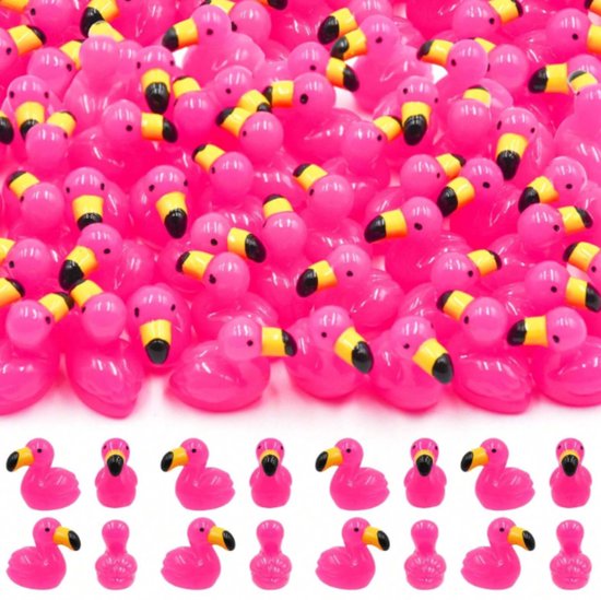 Mini Flamants Roses - Miniature - Figurines - Rose - Flamingo - 20 pièces - Décoration - Paysage - DIY