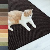 Tapis à gratter en sisal FLOORDIREKT - Chaîne - Non polluant et résistant - Zwart - 60 x 80 cm