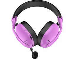 HATOR Hyperpunk 3 Wireless Headset Bedraad en draadloos Hoofdband Gamen USB Type-C / USB Type-A Bluetooth Violet