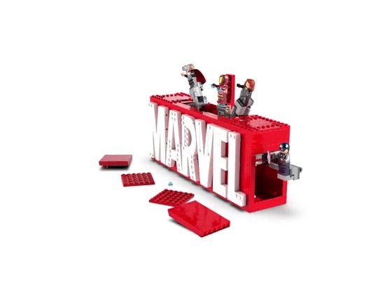 LEGO Marvel: MARVEL logo en minifiguren verzamelset - 76313 | bol