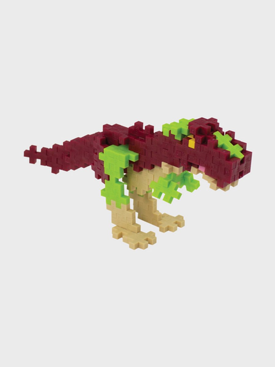 Plus-Plus Tube T-Rex Dinosaurus 100 delige bouwset - 4200 - Bouwspeelgoed - Constructiespeelgoed - Set met bouwstenen - Vanaf 5 jaar — afbeelding 9