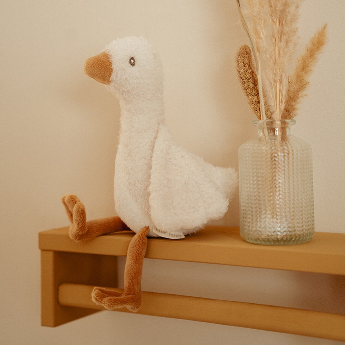 Little Dutch Newborn Naturals Knuffel Little Goose 17 cm — afbeelding 3